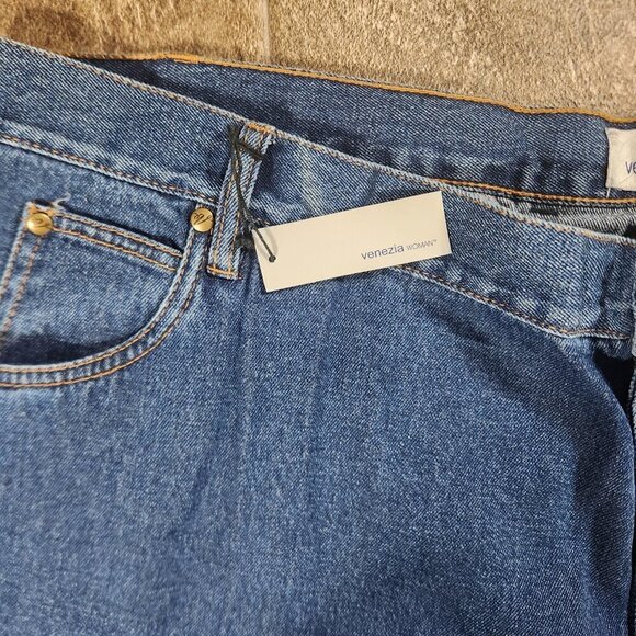 Venzia Women's High Rise Jeans Size 28wp - Picture 3 of 8